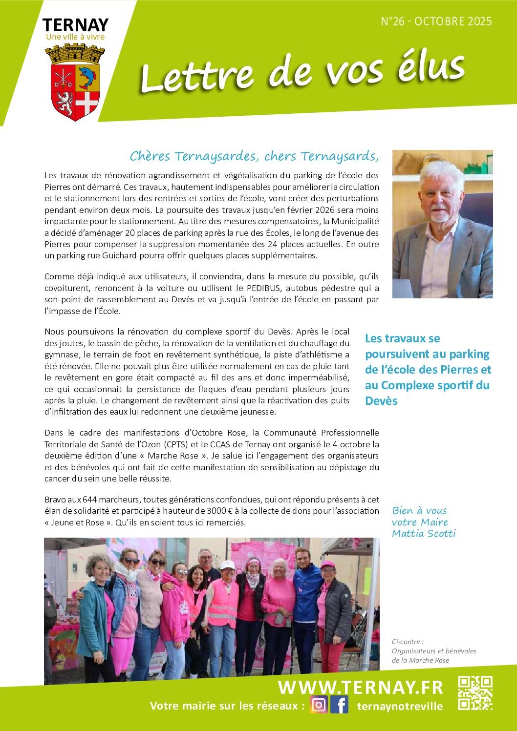 Image du document Lettre de vos élus n°26