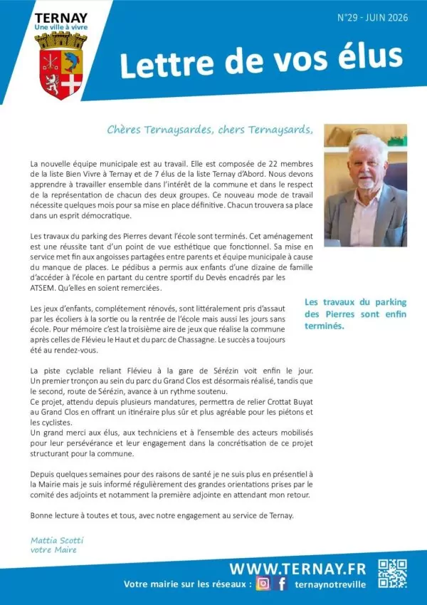 Image du document Lettre de vos élus n°29